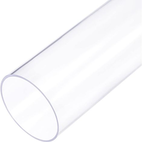 ID 30mm OD 105 ft PVC Transparent Plastic Hard Tube Round Tube For Water Pipe, 0.4 m Length (1/5)