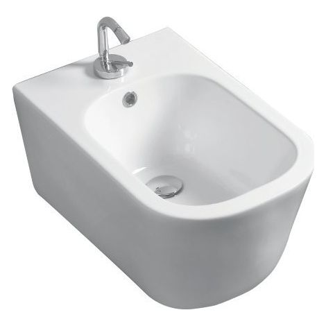 TRIBECA Bidet suspendu 35x54cm, blanc (1/4)