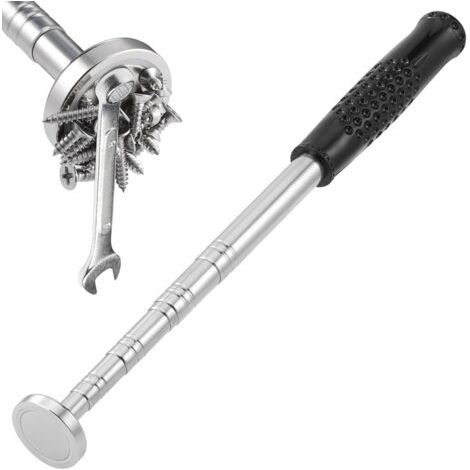 Aimant Telescopique, Résistance Bâton magnétique télescopique Capacité de Charge de 35LB, Outil de Ramassage Magnétique 23-104cm, Durable Aimant Mecanique Auto, Outils de Mécanicien pour Hommes (1/5)