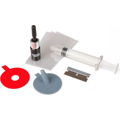 Kit de réparation de pare-brise, kit d'outils de réparation de pare-brise à monter soi-même, avec résine de réparation pour pare-brise, pour réparer les impacts, rayures, éclats, fissures et impacts. (1/5)