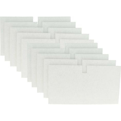 vhbw 10x Filter kompatibel mit Lunos ALD 36,5 Außenwand-Luftdurchlass Lüfter - 120 x 220 mm - Ersatz für 9/FALD, 34703, 034 703 Ersatzfilter