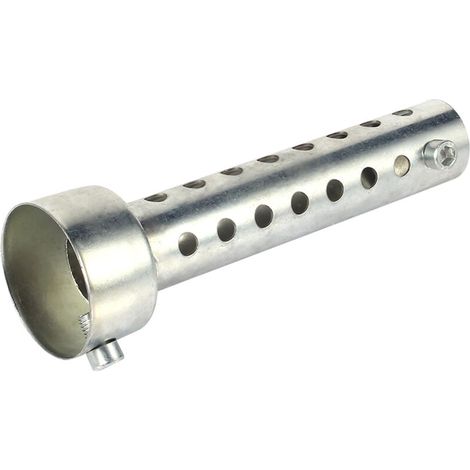 Universel Moto chappement Peut DB Killer Silencieux Silencieux Chicane Insert Argent 42mm (1/5)