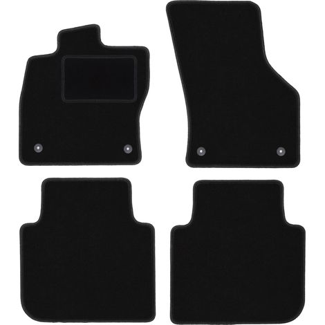 Tapis en velours noir pour Volkswagen Arteon liftback, Shooting Brake (2017-)