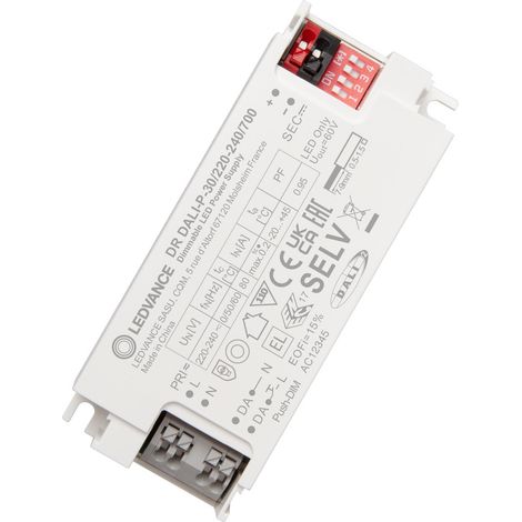 Ledvance DR DALI-P -30/220-240/700, LED DRIVER DALI GEN 3, 30W, DALI-2 zertifiziert, 4058075845367