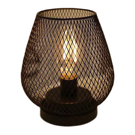 Lampe de bureau LED sérigraphiée (noir et blanc chaud) (1/4)
