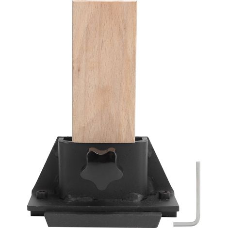 Étau en bois pour bijoux avec support métallique, outil pratique de coupe et de fixation pour le travail du métal (1/5)