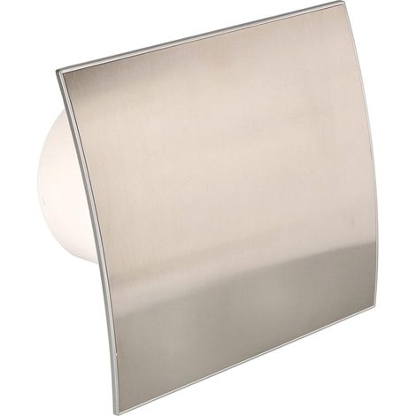 KOTARBAU Ventilateur mural Ø 100 mm - Boîtier silencieux + couvercle en acier inoxydable