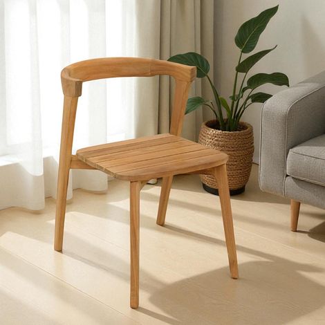 Chaise en teck massif Rumba (1/5)