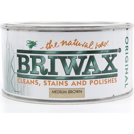 Briwax BW0502000014 Wax Polish Medium Brown 200g BRW0443