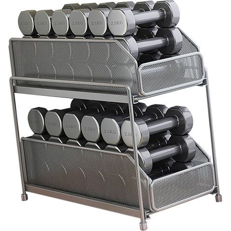 Organisateur d'armoire extractible à 2 niveaux, maille en acier au carbone, grande capacité, entretien facile, panier coulissant, tiroir, argent (1/5)