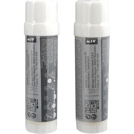 Lot de 2 Bà¢tons de nettoyage pour semelle de Fer à repasser MSV