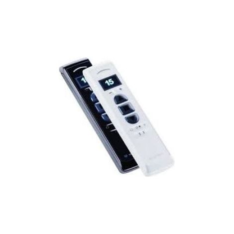 Télécommande radio EasyControl EC5415B, 15 canaux, blanche, pour moteur radio B-Tronic, BECKER (1/2)