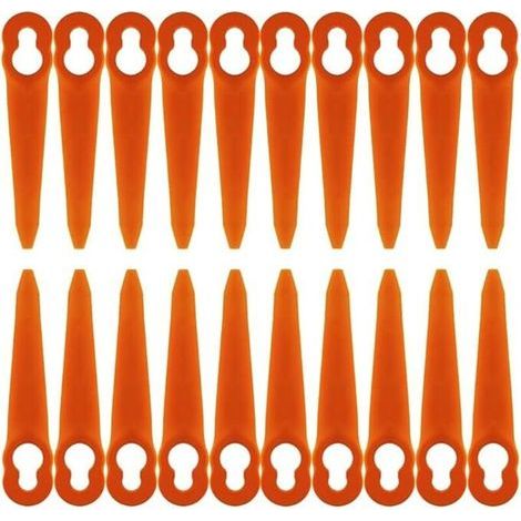 100 lames pour Stihl PolyCut 2-2 PolyCut 3-2, FSA 45 FSA 57 FSE 52, lames en plastique pour tondeuse sans fil Stihl (1/5)