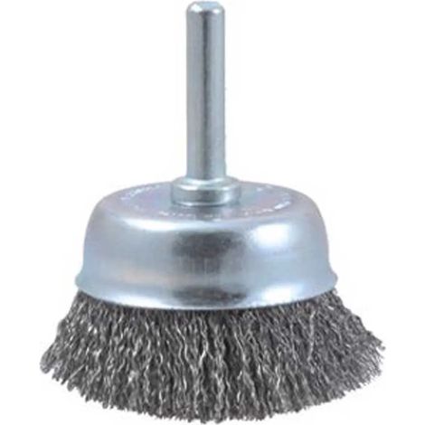 Spazzola a tazza Osborn 7004608151 filo d'acciaio intrecciato 65 mm