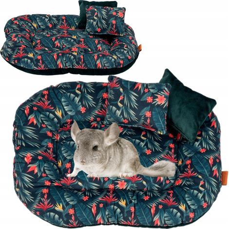 Niche pour cochon d'Inde, rongeur ou lapin, 32 x 37 cm, verte (1/5)