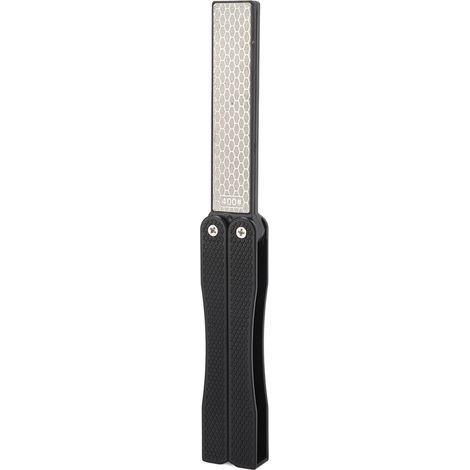 Aiguiseur de Couteau de Poche Multifonction, Pierre à Aiguiser Double Face pour Couteaux de Cuisine, Couteaux Extérieurs et Serpette