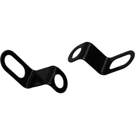 Indicatore di direzione posteriore nero per moto, staffa di montaggio ammortizzatore, staffa indicatore di direzione posteriore per motociclette Harley-Davidson, staffa indicatore di direzione fissa, (1/4)