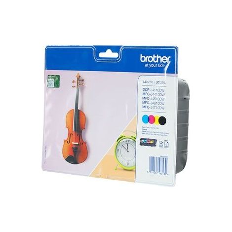 BROTHER Pack cartuchos Negro, Cian, Magenta y Amarillo MFC-J4410DW/MFC-J4510DW, 1200 pag (1/5)