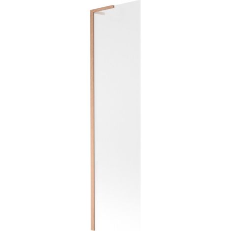 Mexen Next L Badewannenwand 1-flügelig 50 x 150 cm, matt, gebürstetes Kupfer - 895-050-000-03-30-65