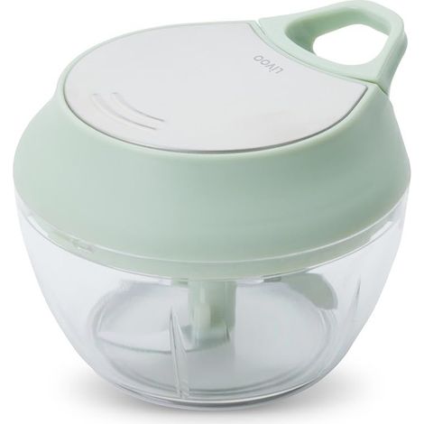 Hachoir manuel 450 ml MEN430-450ml, 3 lames, verouillage sécurisé, bol compatible lave vaisselle (1/5)