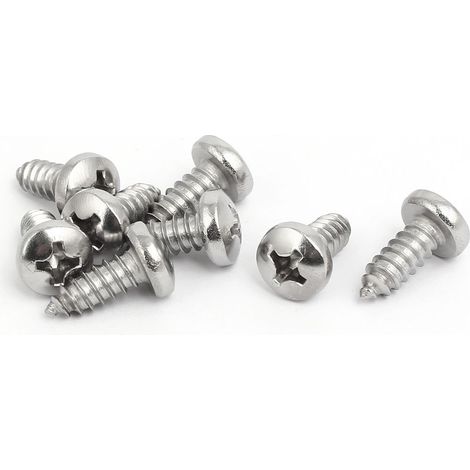 M6.3x16mm 316 Edelstahl Kreuzschlitzschrauben mit Kreuzschlitz 8 pièces (e42876dcef53efd33df088de462 (1/3)