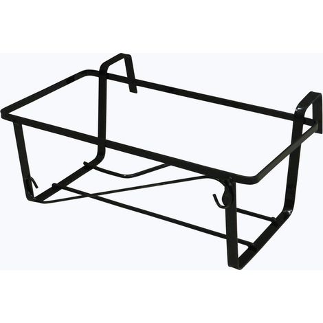 PORTAVASO DA BALCONE NERO cm. 40 IDROWEB 5 PZ (1/3)