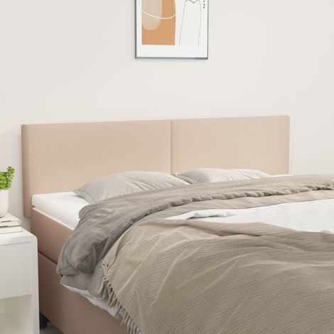 Kopfteile Cappuccino-Braun 144x5x78/88 cm Kunstleder