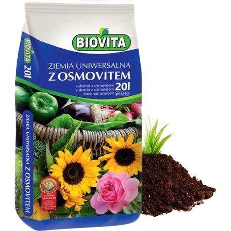 Universalerde für Blumen mit Osmovit 20L