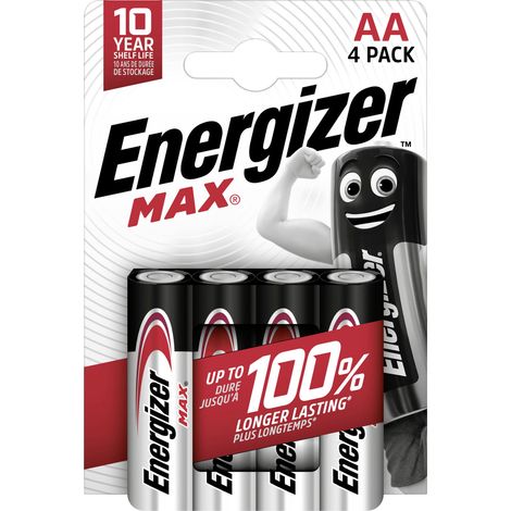 Energizer Max Mignon (AA)-Batterie Alkali-Mangan 1.5 V 4 St.