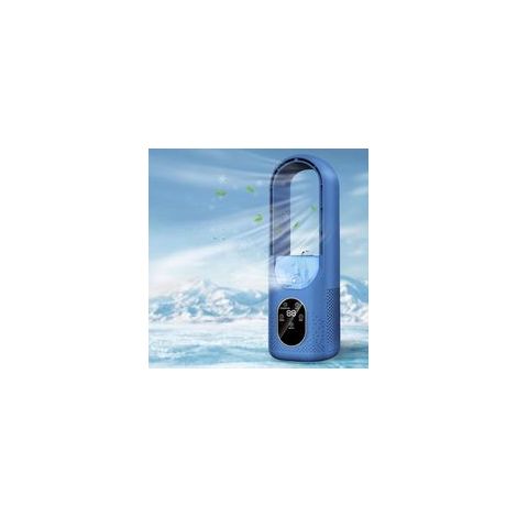 Climatiseur Mobile 2026 – Climatiseur Mobile Sans Évacuation à 6 Vitesses avec Minuterie 1-6H, LED 7 Couleurs & Fonction Brumisation – Ventilateur Portable pour Voiture, Bureau, Camping (Bleu) (1/4)