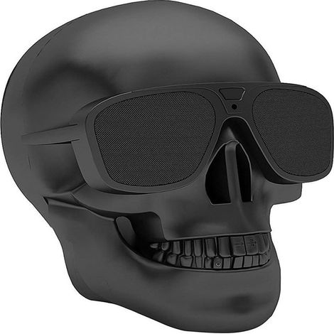 Enceinte Bluetooth Skull - Enceinte stéréo sans fil portable avec basses profondes et micro pour les fêtes et les voyages (1/5)