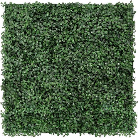 JANGAL Modular Wall Akustik 3D Paneele 520 x 520 mm Dark Green Design Buxus Kunst Pflanzwand Dunkle Gräser (1/5)