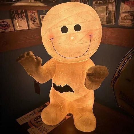 Halloween Mumie aus Harz Deko für Zuhause und Garten Originelle Figur Party Accessoire (1/5)