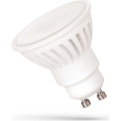 Spot LED GU10,10W, 920lm, blanc chaud 3000K (1/2)