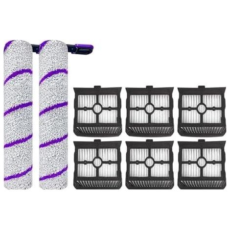 Compatible con Narwal, S20 Pro, Rowenta, X-Clean 10, Accesorios para aspiradora escoba, Cepillo de rodillo, Filtro HEPA, Piezas de repuesto (Juego de 4) (1/3)