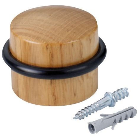 Türstopper mit Schraube + O-Ring Eiche im Blister - Inofix