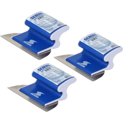 Lot de 3 lames pour enduire et Lisser Semin CE 78 - 15 cm (1/4)