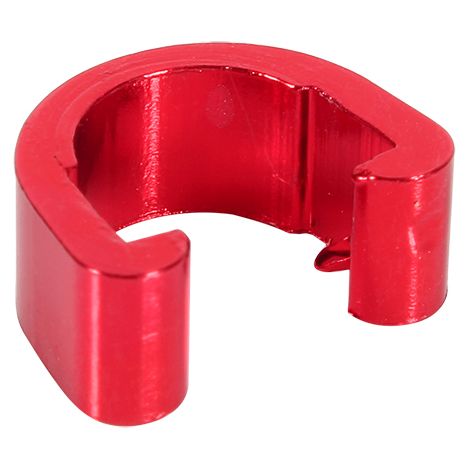 Packung mit 10 C-Clips für Schaltzughüllen und Bremsschlaufen, für Mountainbikes und Rennräder. (1/5)