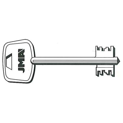 (10 u.) LLAVE EN BRUTO GORJA LATON (1/2)