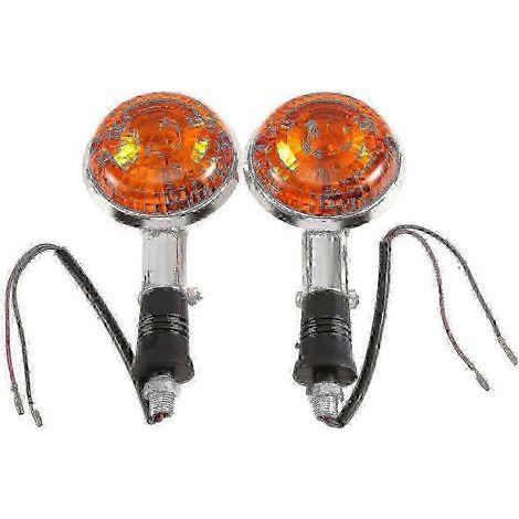 Lot de 2 lentilles de clignotants Yamaha Road Star Virago V 85-99 avec fonction lumineuse, édition 0625 (1/4)