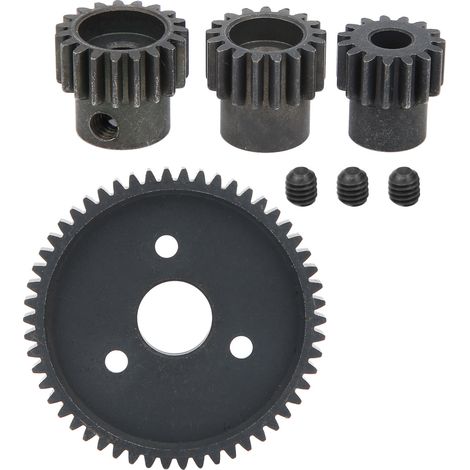 Pignon en acier dur 54T avec engrenages 15T/17T/19T pour voiture RC Traxxas Slash 1/10 (1/5)