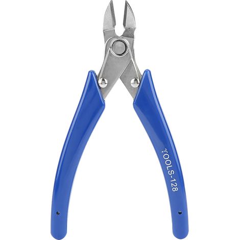 Pince électronique mini coupe- diagonale, tenaille à fil et câble, outil de réparation précision, 5 pièces (1/5)