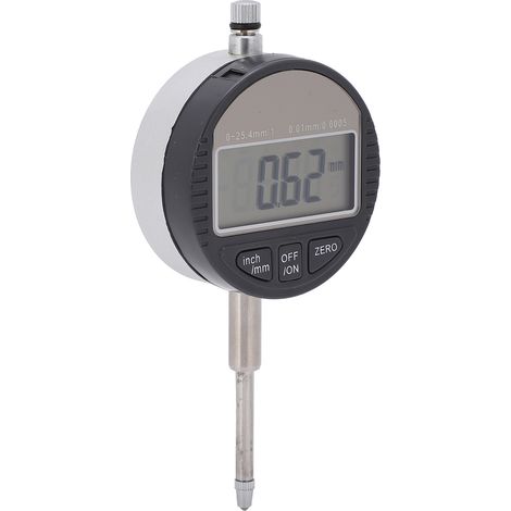 Indicateur à cadran numérique électronique, conversion pouces/métrique, outil de mesure 0,01 mm 0‑25,4 mm