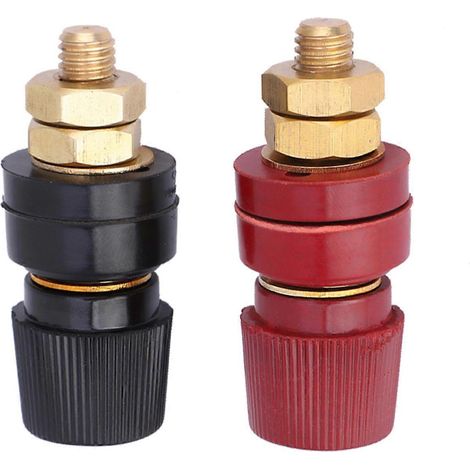 Stück 555 Typ Anschlussklemmen aus Messing, Säulenanschlussblock, M8 Gewinde, 0 V–380 V, 200 A
