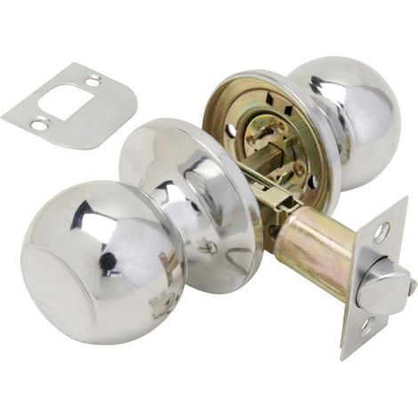 WOLFPACK LINEA PROFESIONAL pomo puerta wolfpack sencillo cromado para pasillo
