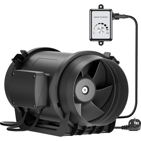Extracteur d’air 150mm avec Variateur de Vitesse, Moteur EC (1/5)