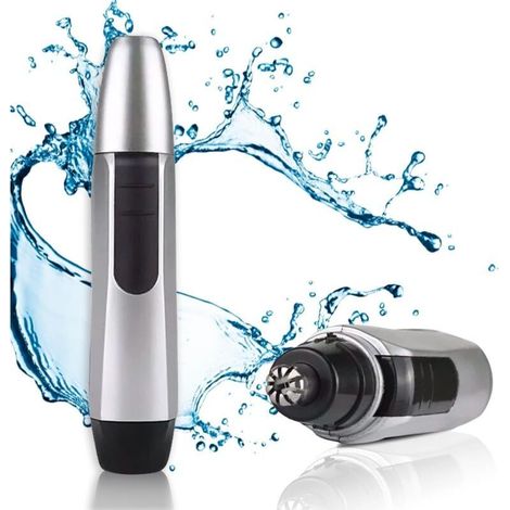 Coupe-poils nez, oreilles, barbe, acier inox (1/4)