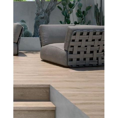 Angle sortant pour profilé - Dimensions: 22,5 x 119,5 cm - Beige rectifié