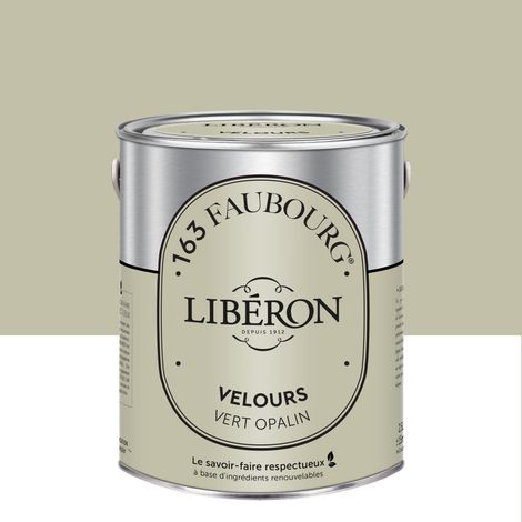 Pintura multisuperficie verde opalino 163 Faubourg Libéron terciopelo 2,5 l LIBERON (1/3)