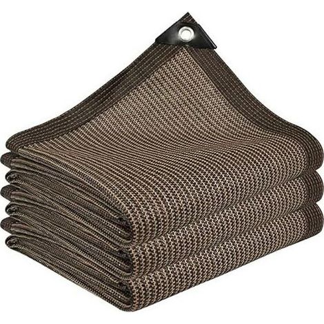 Filet d'ombrage 6 broches, protection UV 90-95%, voile d'ombrage extérieur avec oeillets, coupe-vent pour serres, dimensions 4x5 m (1/5)